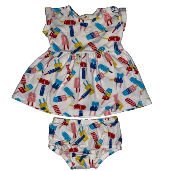 Tucker + Tate Other - ⭐️3/$20 Tucker and Tate Short Sleeve summer dress with bloomers. Size 3 mo